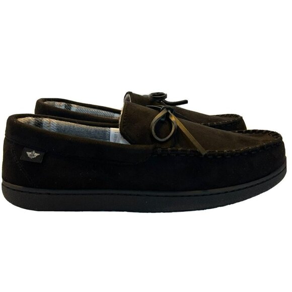 Dockers NIB Men’s Memory Foam Indoor Outdoor Outsole Black Slippers-L (9/10) - Picture 5 of 16